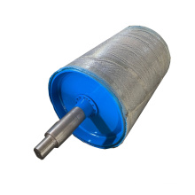 Lagging Ceramic pulley diamond groove pulley drum Driving Head Tail Sub Conveyor Pulley Drum